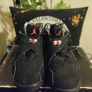 NIKE VINTAGE 2003 PLAYOFF JORDAN 8... GOOD USED CONDITION ! WITHOUT BOX....